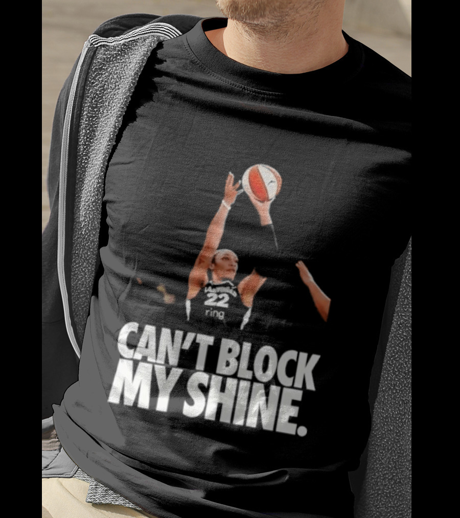 Can't Block My Shine A'ja Basketball Inspirational T-Shirt
