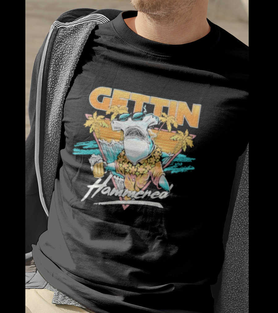 Gettin' Hammerhead Tropical Beach Vibes T-Shirt