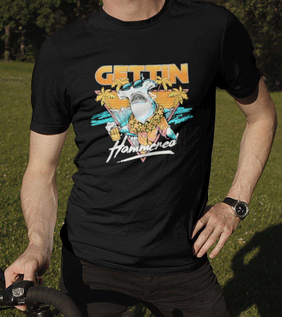 Gettin' Hammerhead Tropical Beach Vibes T-Shirt