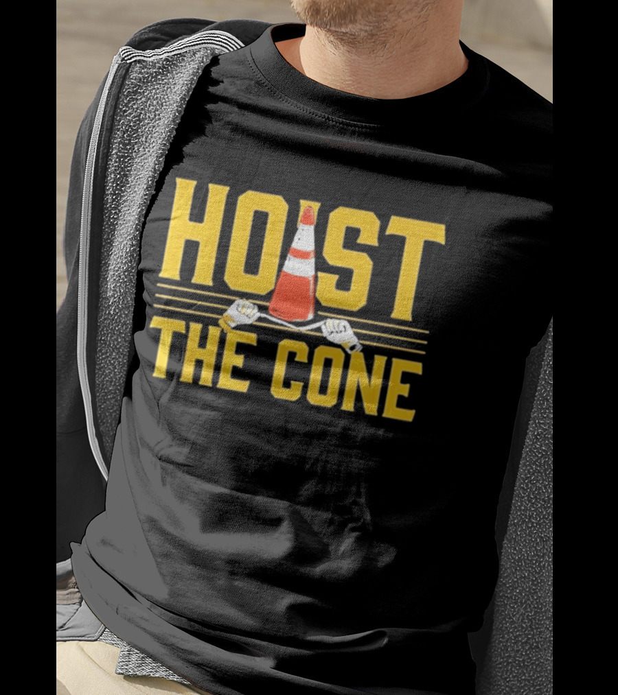 Pittsburgh Hoist The Cone Baseball Meme T-Shirt