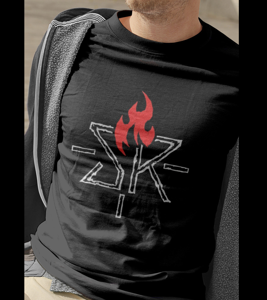 Seth Freakin Rollins SR Red Flame Wrestling T-Shirt