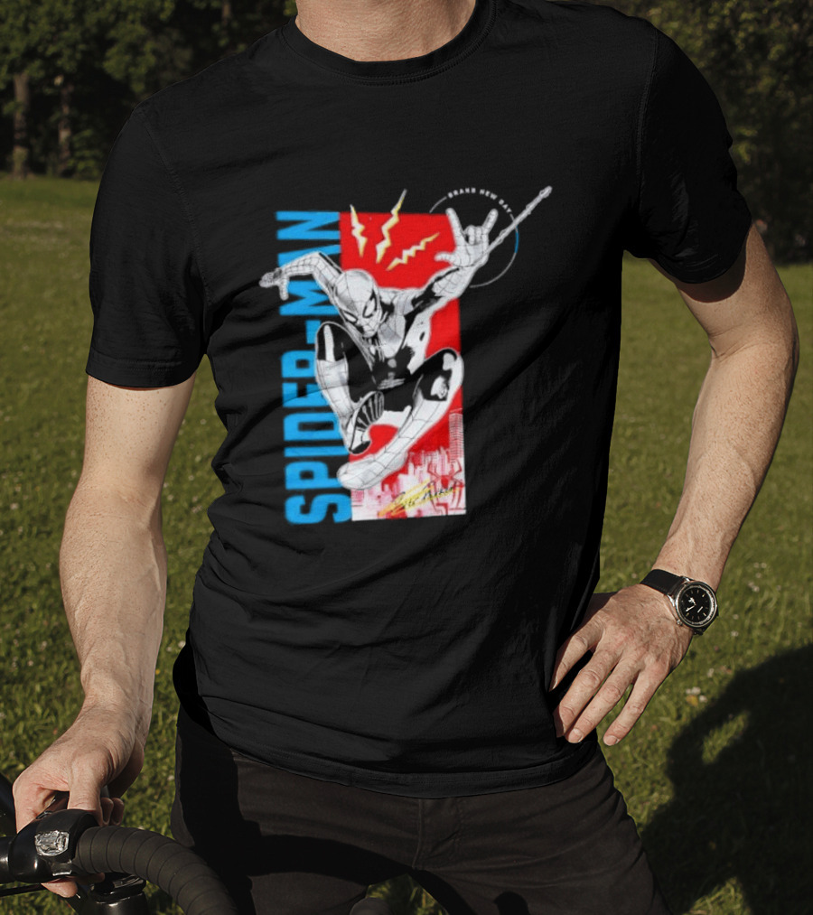 Spider Man Web Slinging Marvel Universe Brand New Day T-Shirt