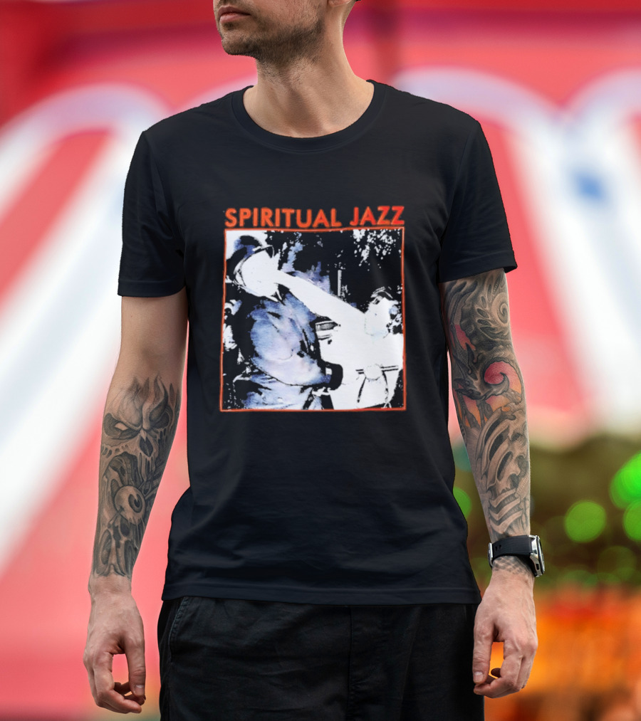 Spiritual Jazz Horn Player Watercolor T-Shirt