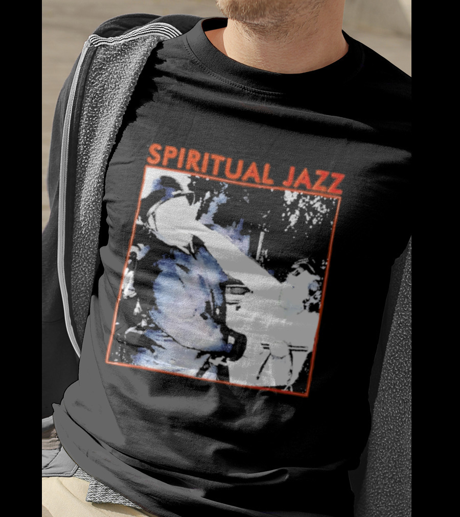 Spiritual Jazz Horn Player Watercolor T-Shirt