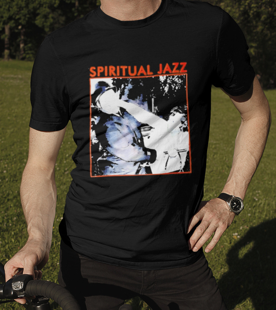Spiritual Jazz Horn Player Watercolor T-Shirt