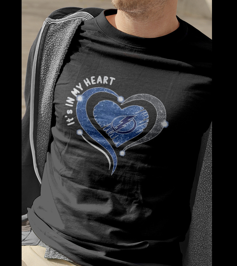 Tampa Bay Lightning It's In My Heart Hockey NHL 2026 T-Shirt