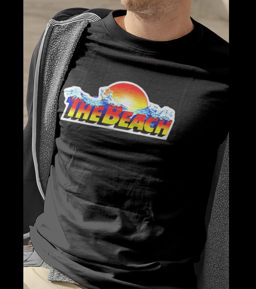 The Beach Waterpark Vintage Sunset Wave T-Shirt