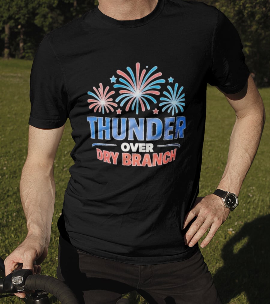 Thunder Over Dry Branch Fireworks Celebration Stars T-Shirt