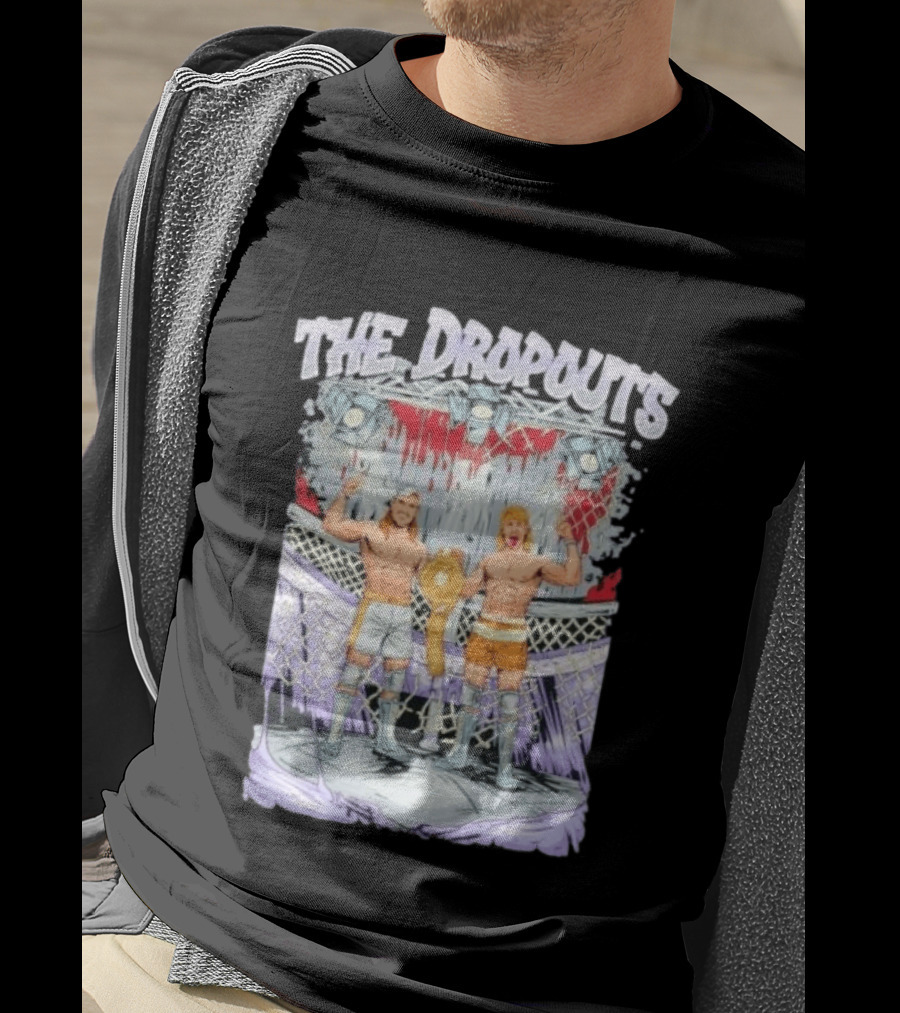 Tuckey And Scott Green The Dropouts Wrestling Champions In The Cage T-Shirt