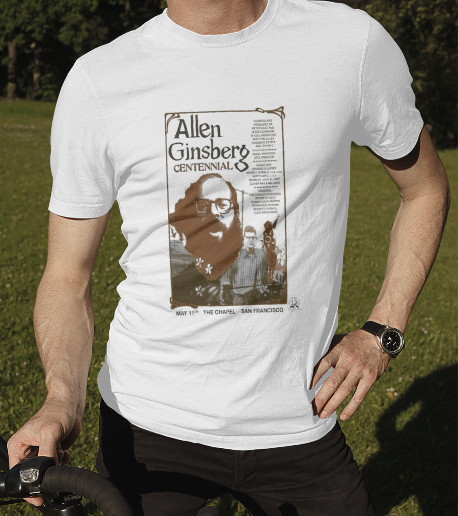 Allen Ginsberg Centennial May 11 2026 The Chapel San Francisco Event T-Shirt