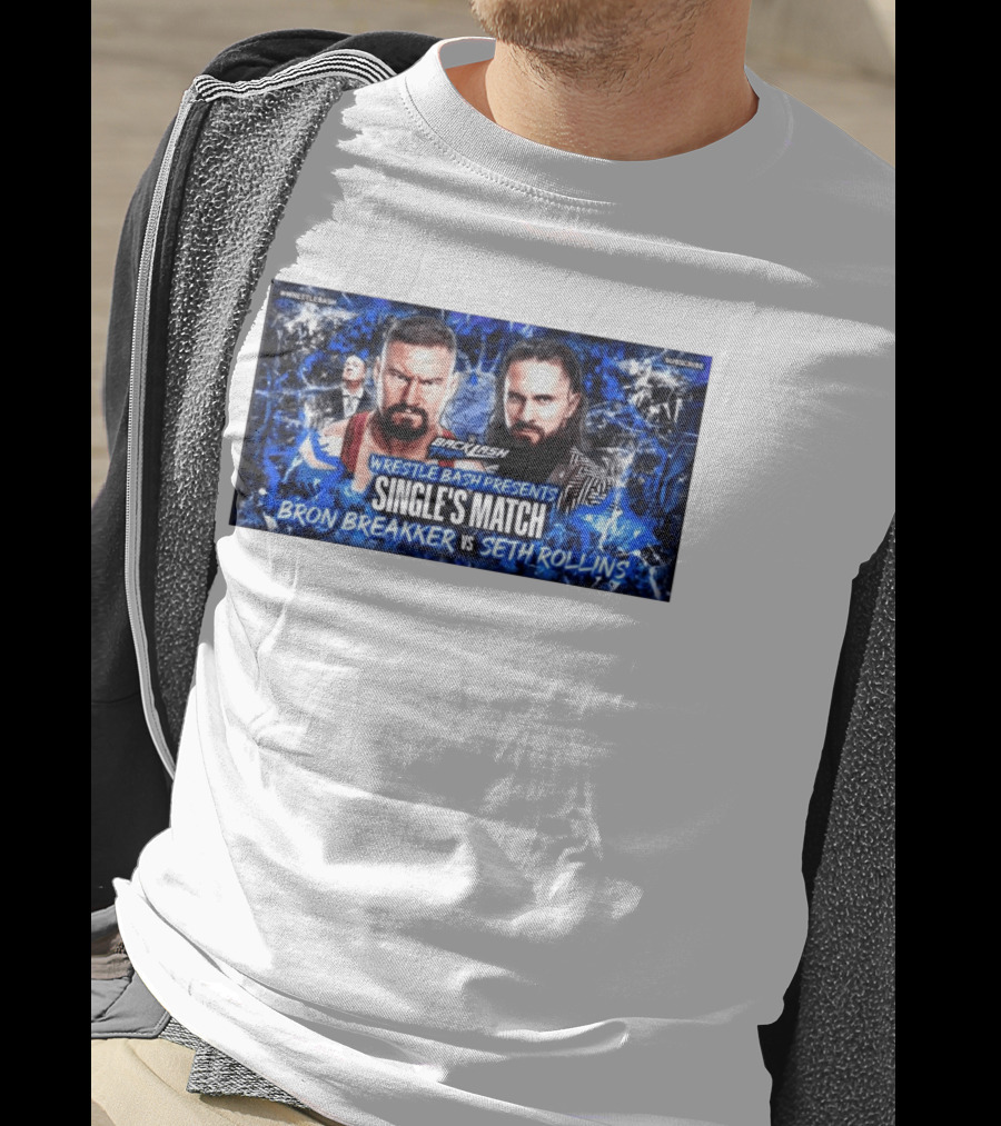 Backlash Tampa Wrestle Bash Presents Single's Match Bron Breakker Vs Seth Rollins T-Shirt