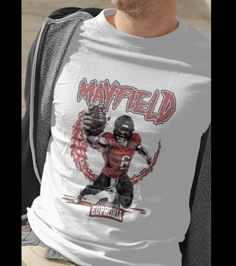 Mayfield Oklahoma Fire Cannon Football T-Shirt