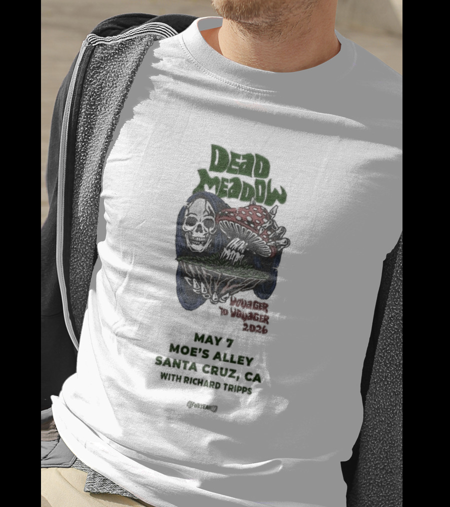 Dead Meadow May 7 2026 Live At Moe's Alley Santa Cruz CA What Tomorrow Brings Tour T-Shirt