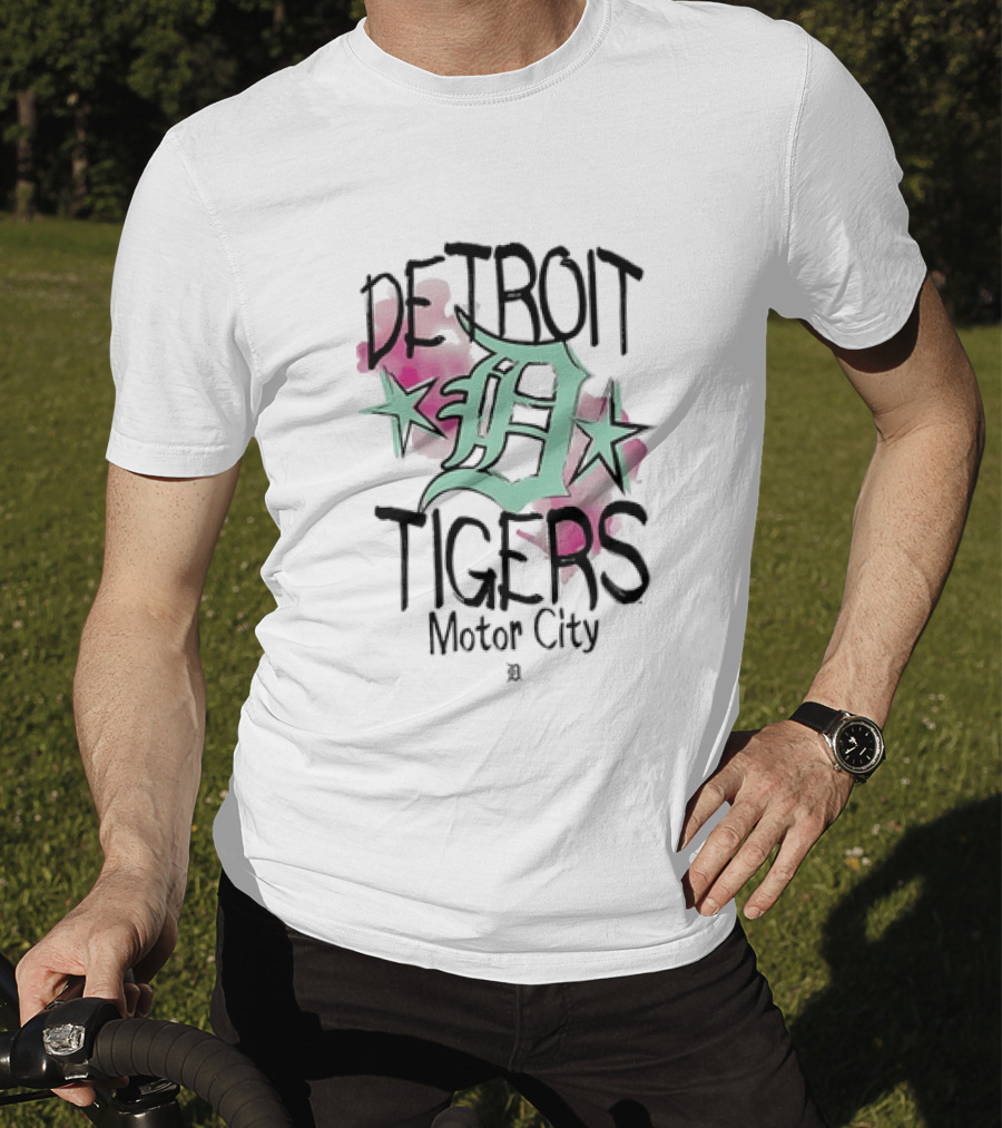 Detroit Tigers Motor City Punk Core Lifestyle T-Shirt