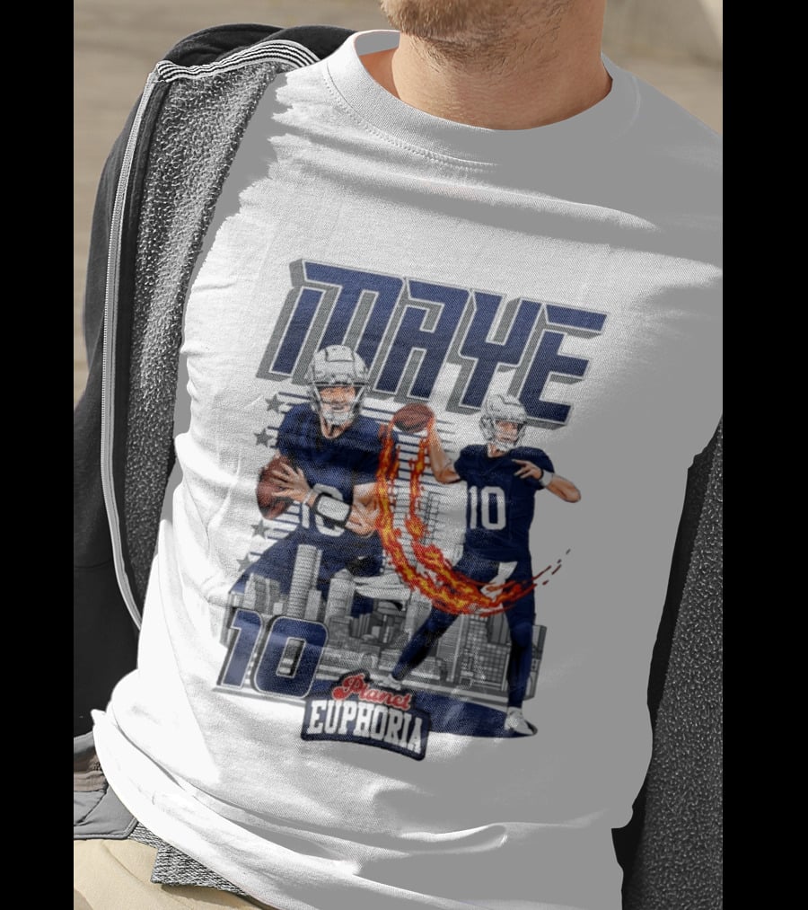 Maye 10 City's Hope Planet Euphoria Football Quarterback T-Shirt