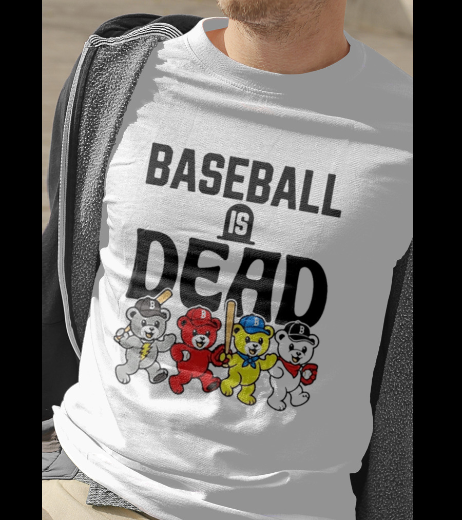 Grateful Dead Baseball Bears Is Dead Night T-Shirt