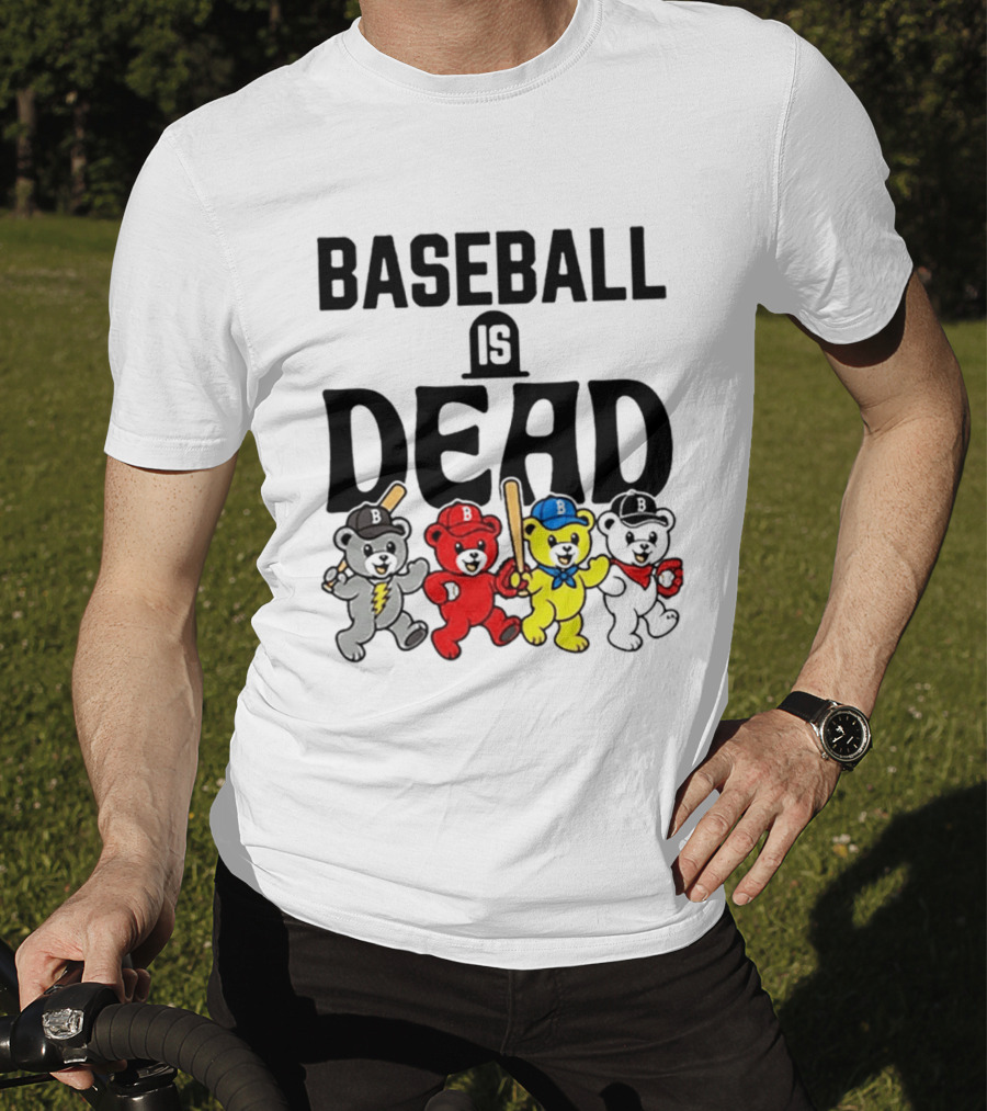 Grateful Dead Baseball Bears Is Dead Night T-Shirt