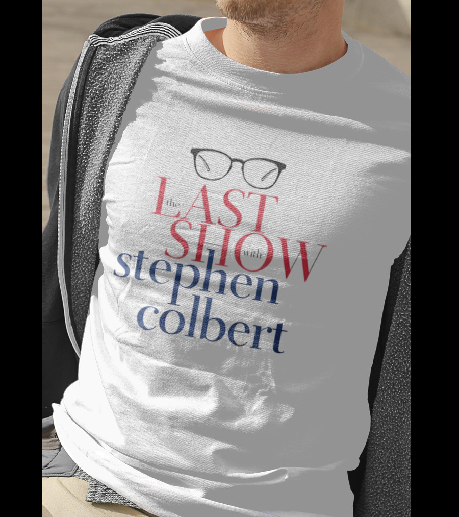 The Last Show With Stephen Colbert Glasses T-Shirt