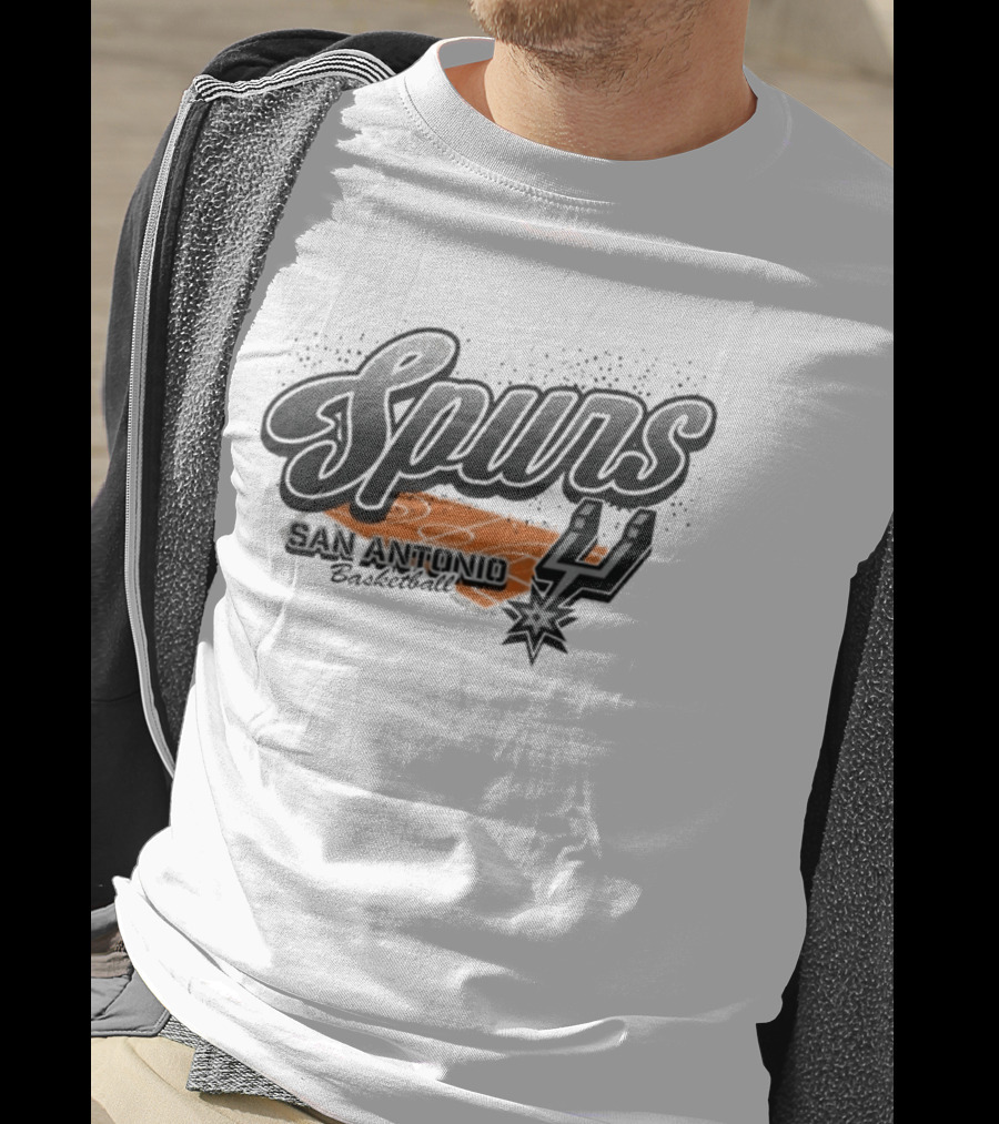 San Antonio Spurs Basketball Men's '47 Brand Evergreen Enfield Core T-Shirt