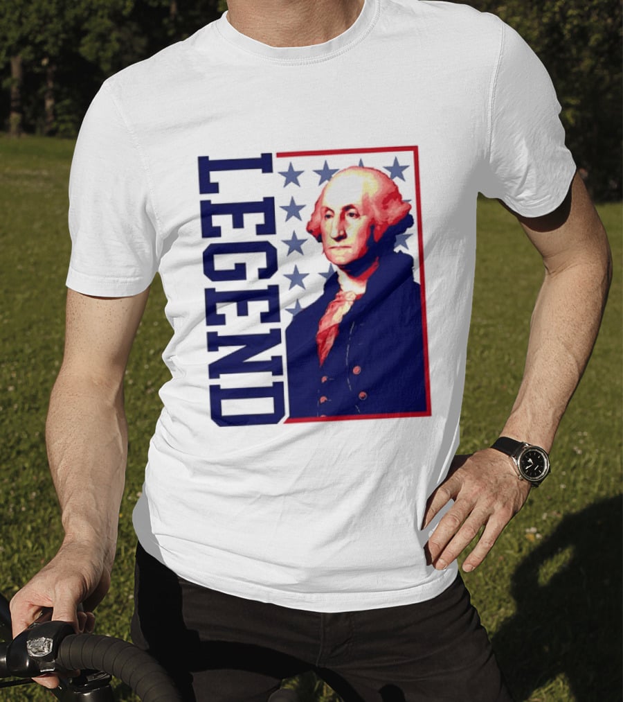 Legend George Washington 250th Anniversary America Freedom T-Shirt