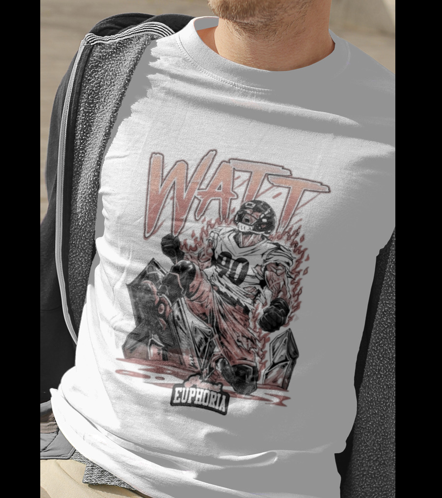 Watt Unstoppable Roar Number 90 Euphoria T-Shirt