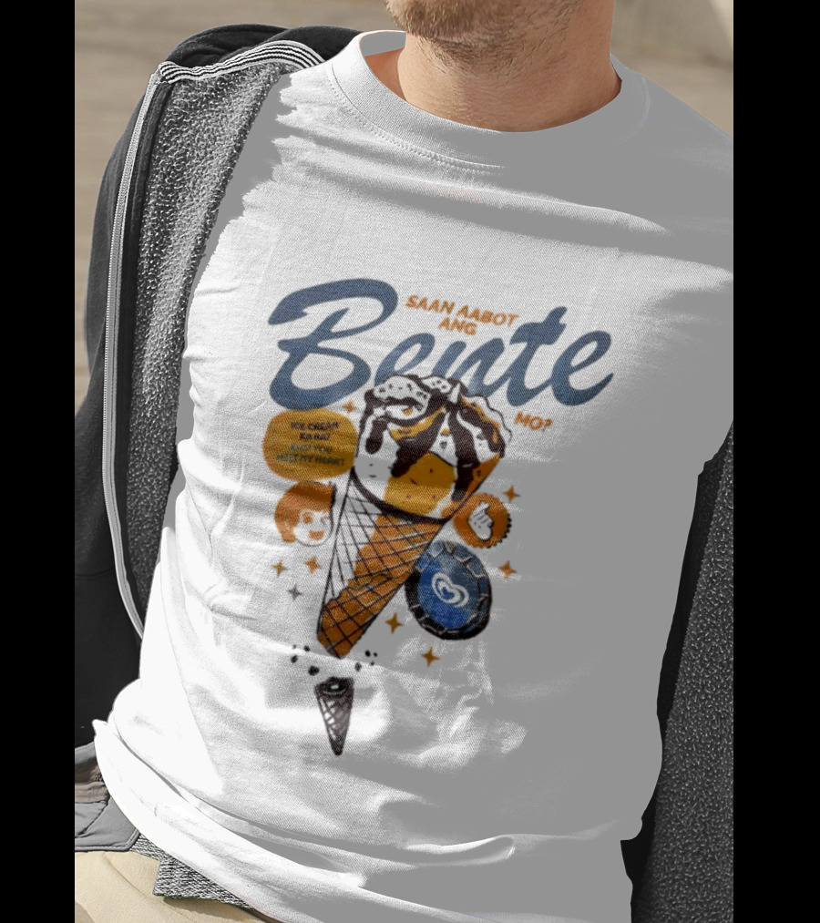 Saan Aabot Ang Bente Ice Cream Ka Ba Kasi You Melt My Heart T-Shirt