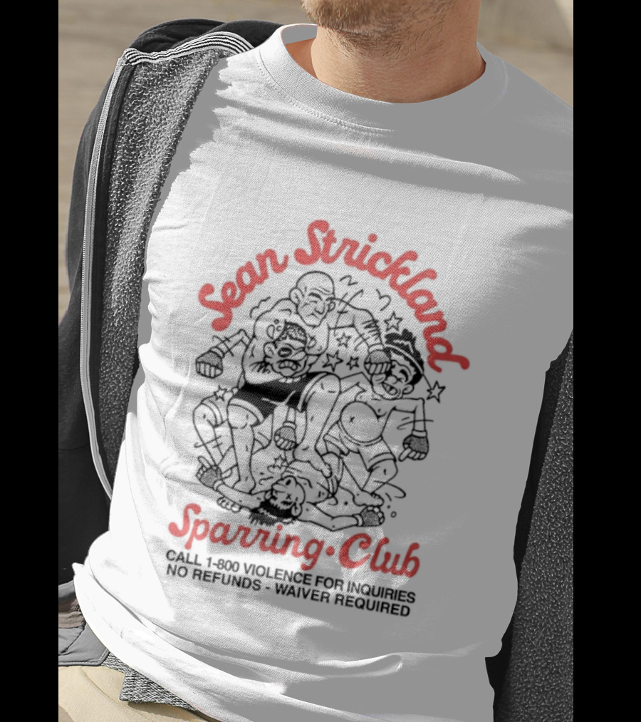 Sean Strickland Sparring Club MMA Fighter T-Shirt