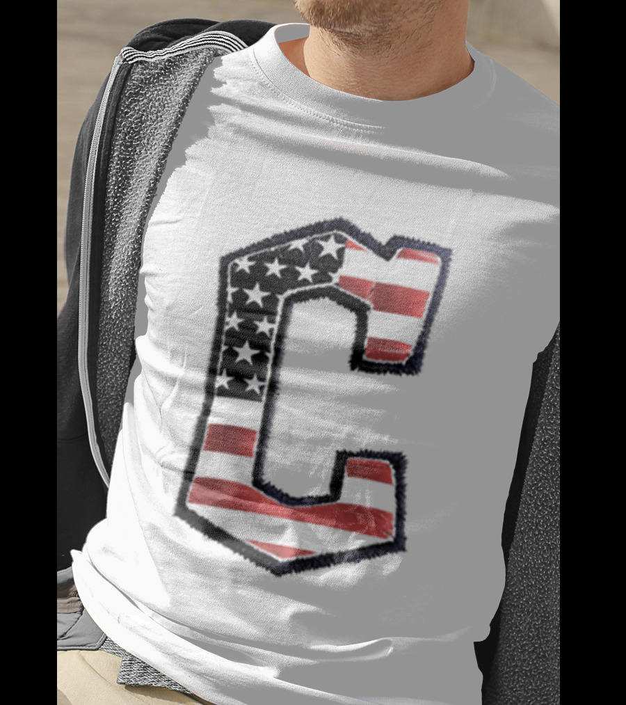 Cleveland Guardians American Flag Hat 2026 Patriotic Giveaway T-Shirt