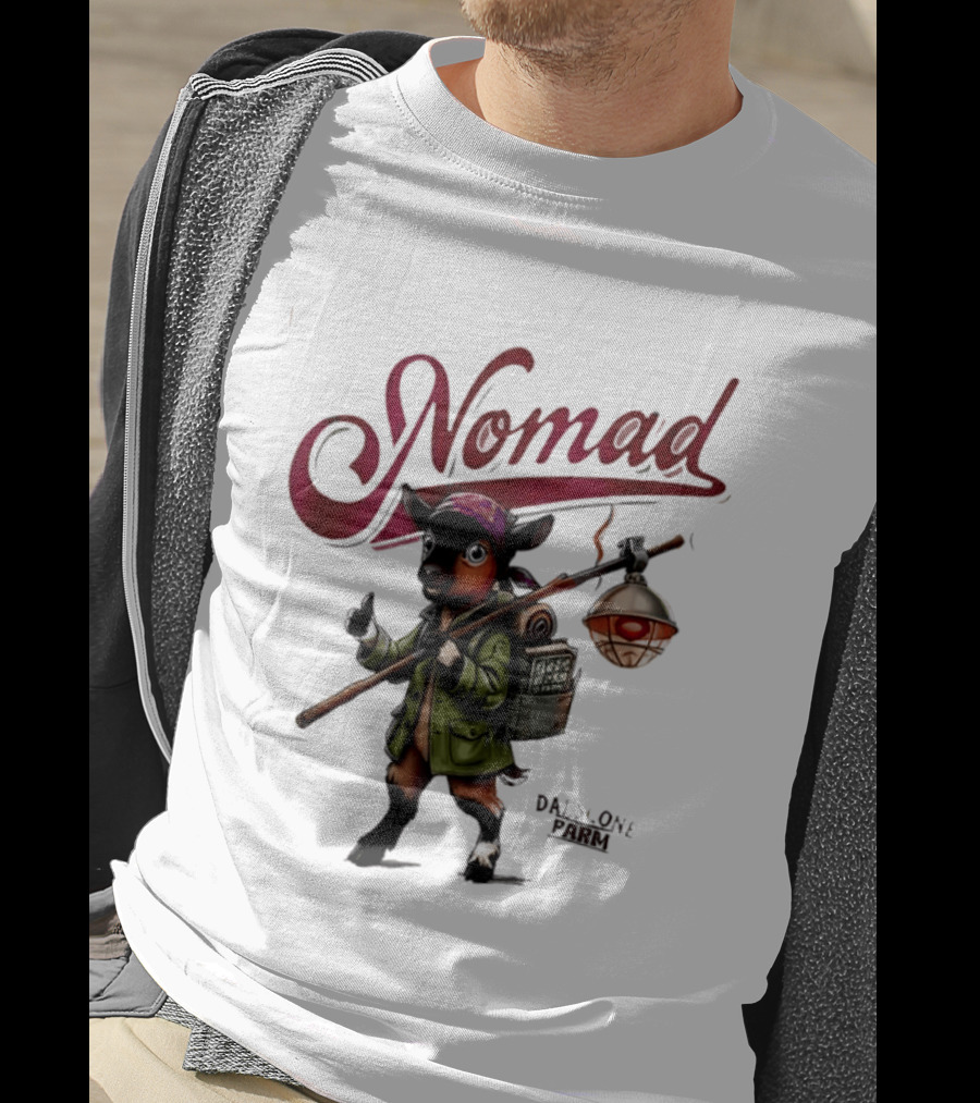 Dalscone Nomad Adventurous Goat Trekker With Lantern T-Shirt