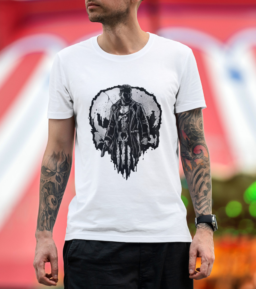 He Who Punishes Skull Emblem Marvel Comics T-Shirt