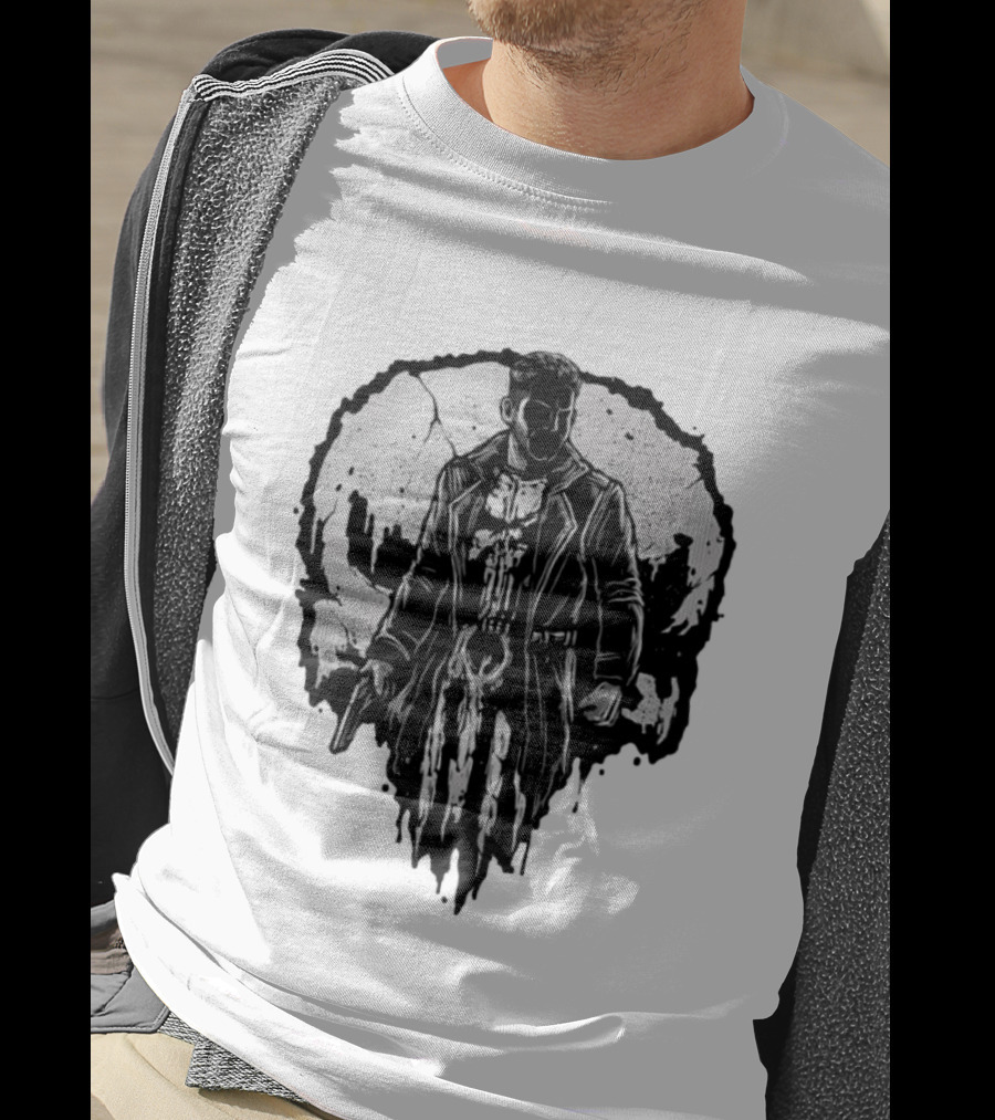 He Who Punishes Skull Emblem Marvel Comics T-Shirt