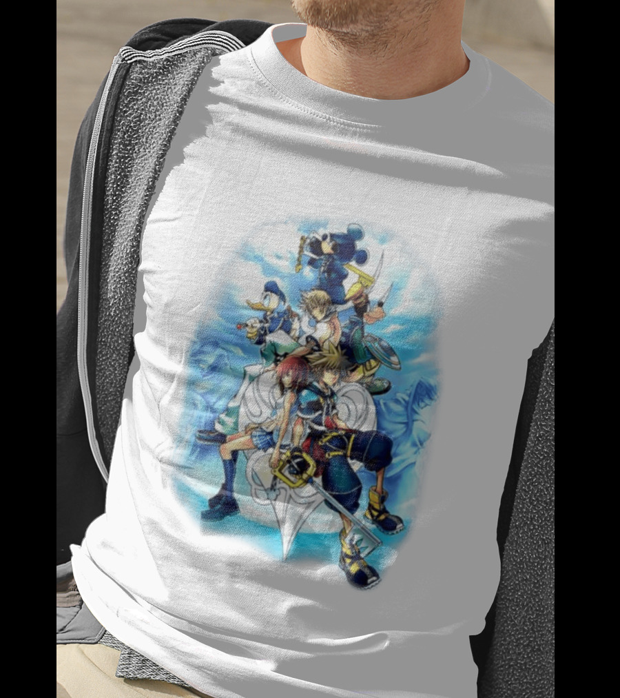 Kingdom Hearts 2 Disney Characters Adventure Ensemble T-Shirt