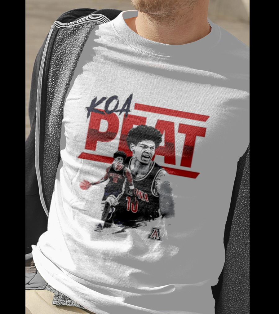 Koa Peat Arizona 10 Wildcats Basketball T-Shirt