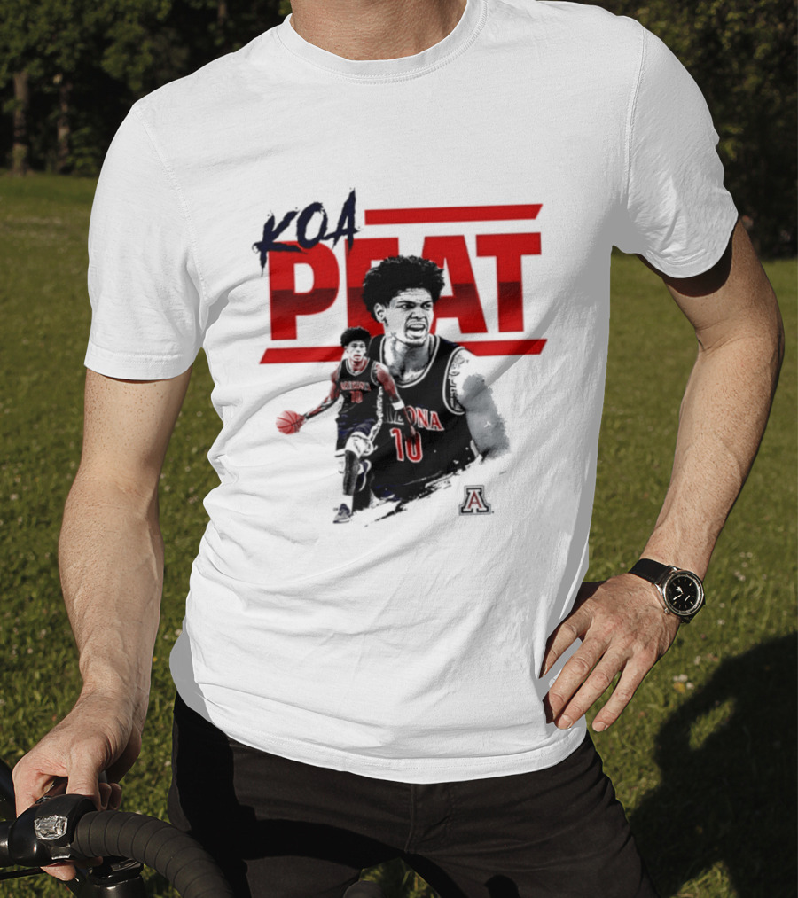 Koa Peat Arizona 10 Wildcats Basketball T-Shirt
