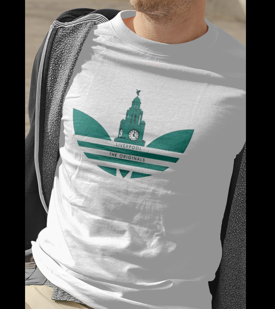 Liverpool The Originals Liver Building Wings T-Shirt