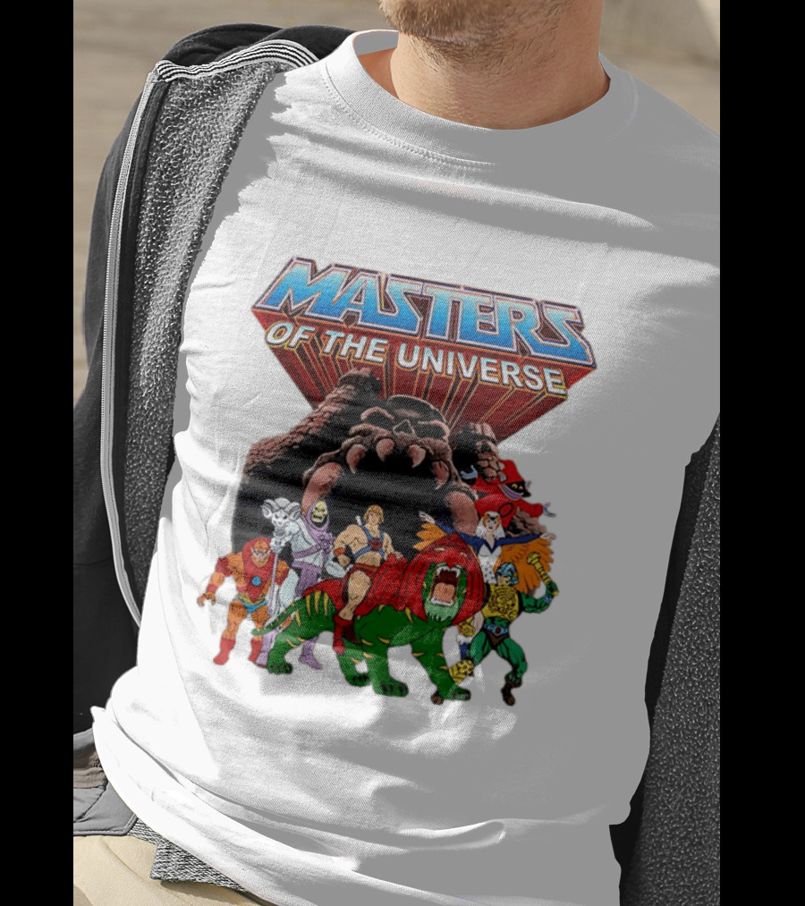 Masters Of The Universe He Man Skeletor Battle Cat Teela Beast Man Man At Arms Orko Animation Characters T-Shirt