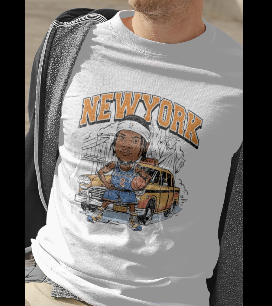 New York Knicks Deuce Taxi Miles McBride 2 Basketball Player T-Shirt