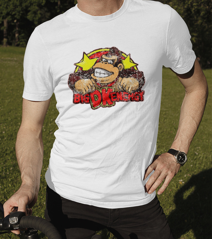 BIG DK Energy Retro Style Gaming Ape T-Shirt