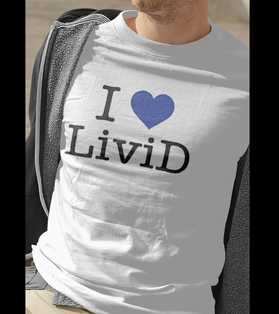 Dan Abrams Wearing I Heart LiviD T-Shirt
