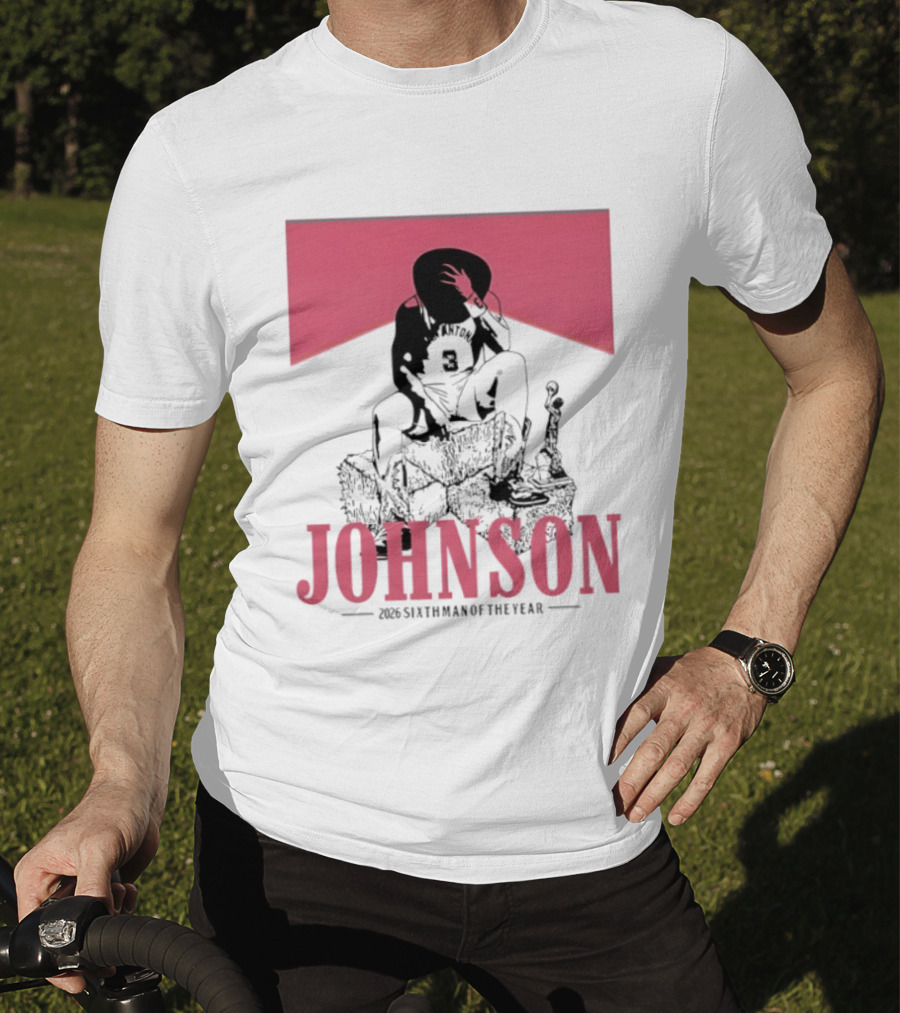 Keldon Johnson San Antonio Spurs 2026 Sixth Man Of The Year Johnson T-Shirt