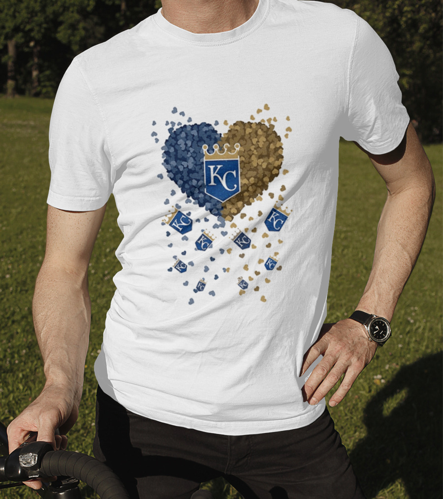 Kansas City Royals Heart KC Emblem MLB 2026 T-Shirt
