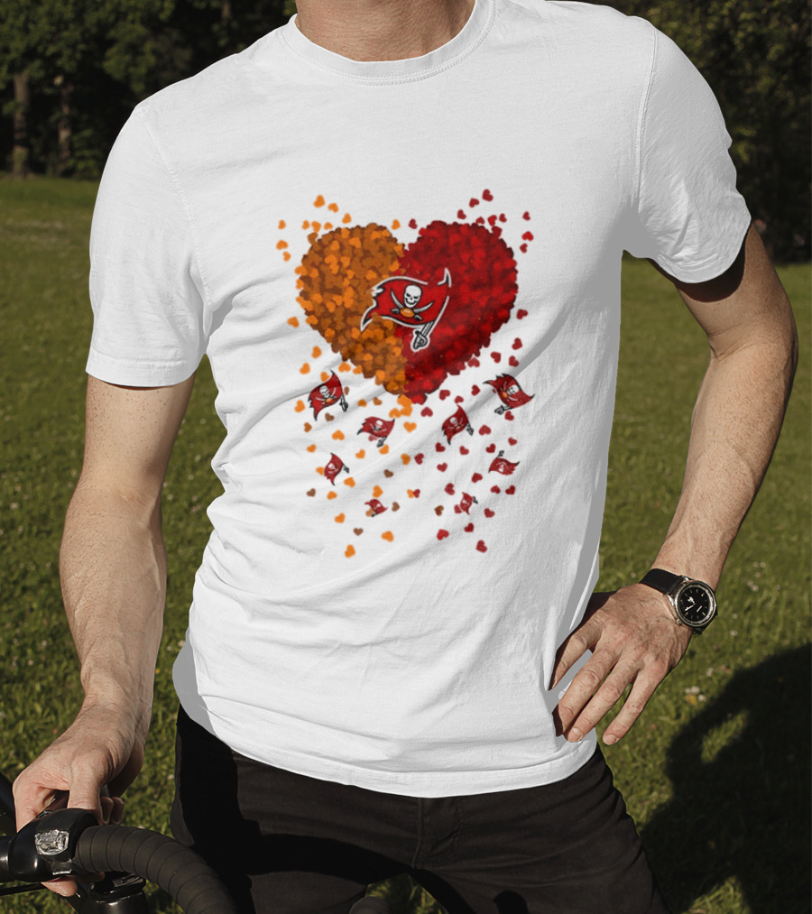 Heart Tampa Bay Buccaneers Football 2026 Iconic Team Spirit T-Shirt