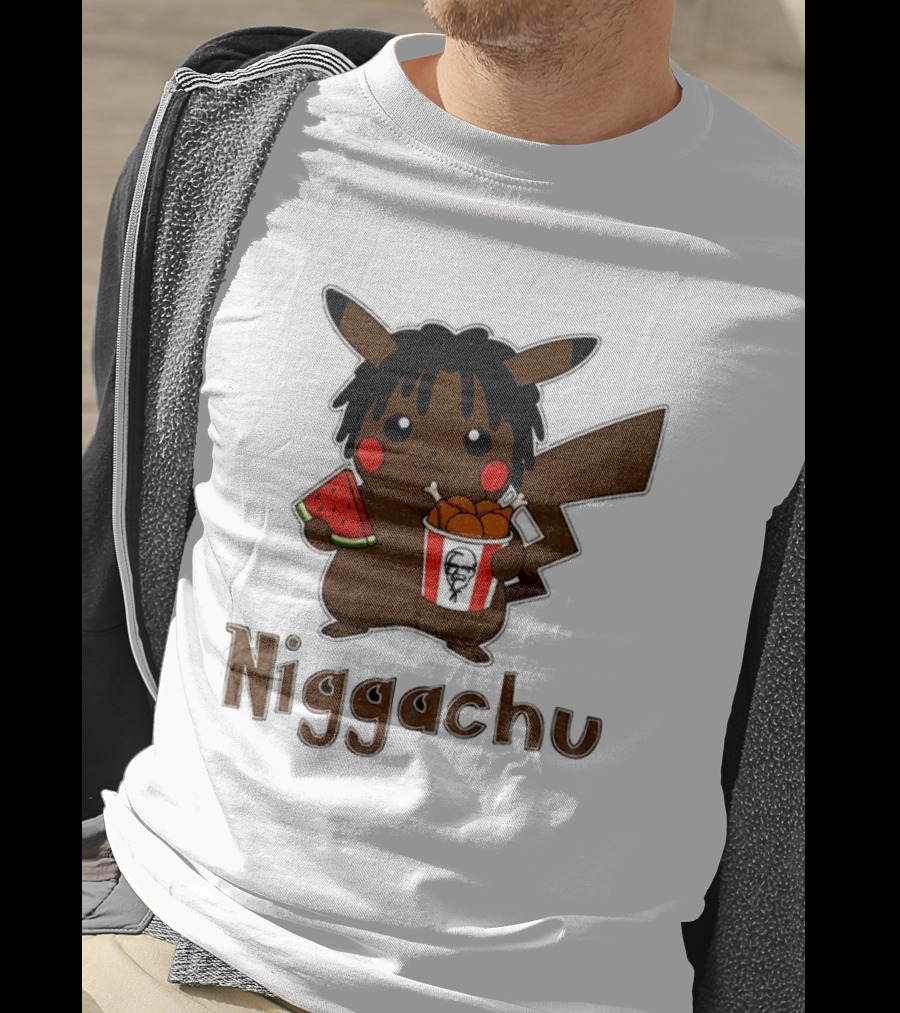 Pikachu X Nigga Niggachu KFC Meme T-Shirt