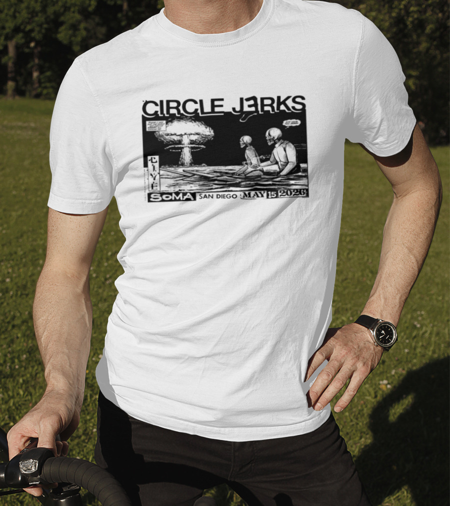 Circle Jerks May 15 2026 SOMA San Diego CA Live Concert T-Shirt
