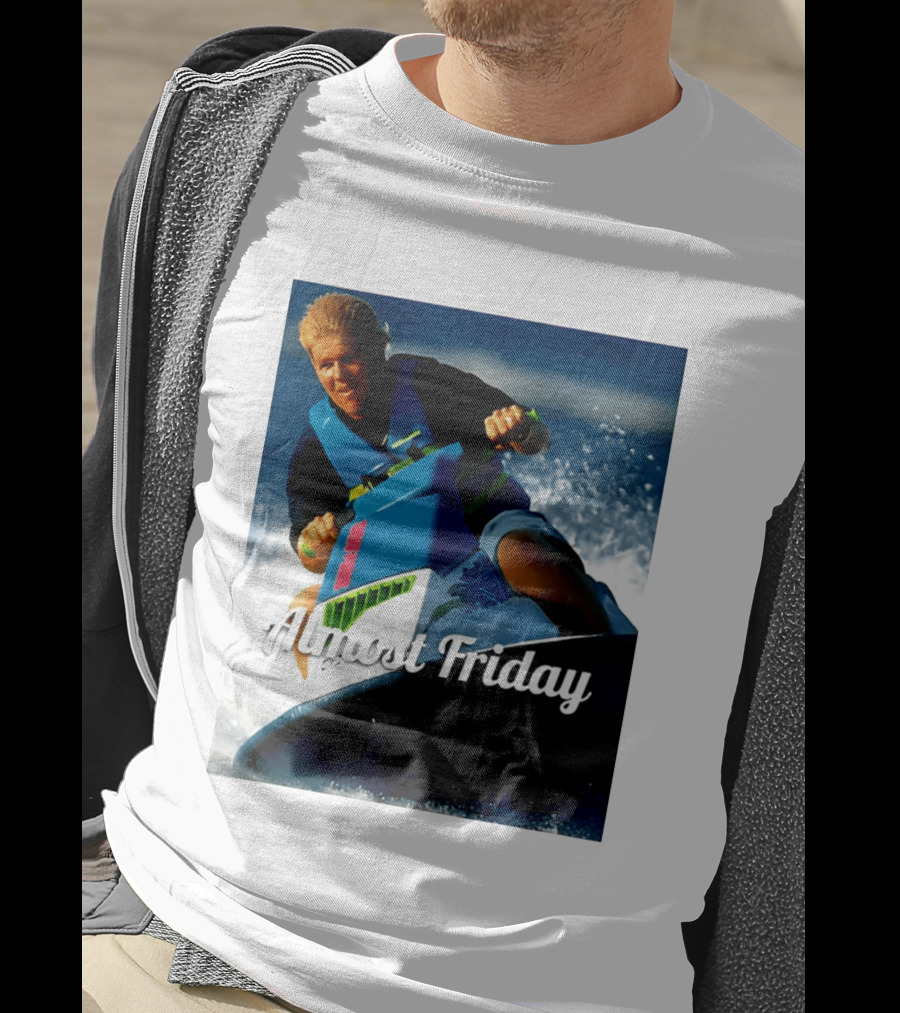 John Daly Throttle Jet Ski Almost Friday T-Shirt