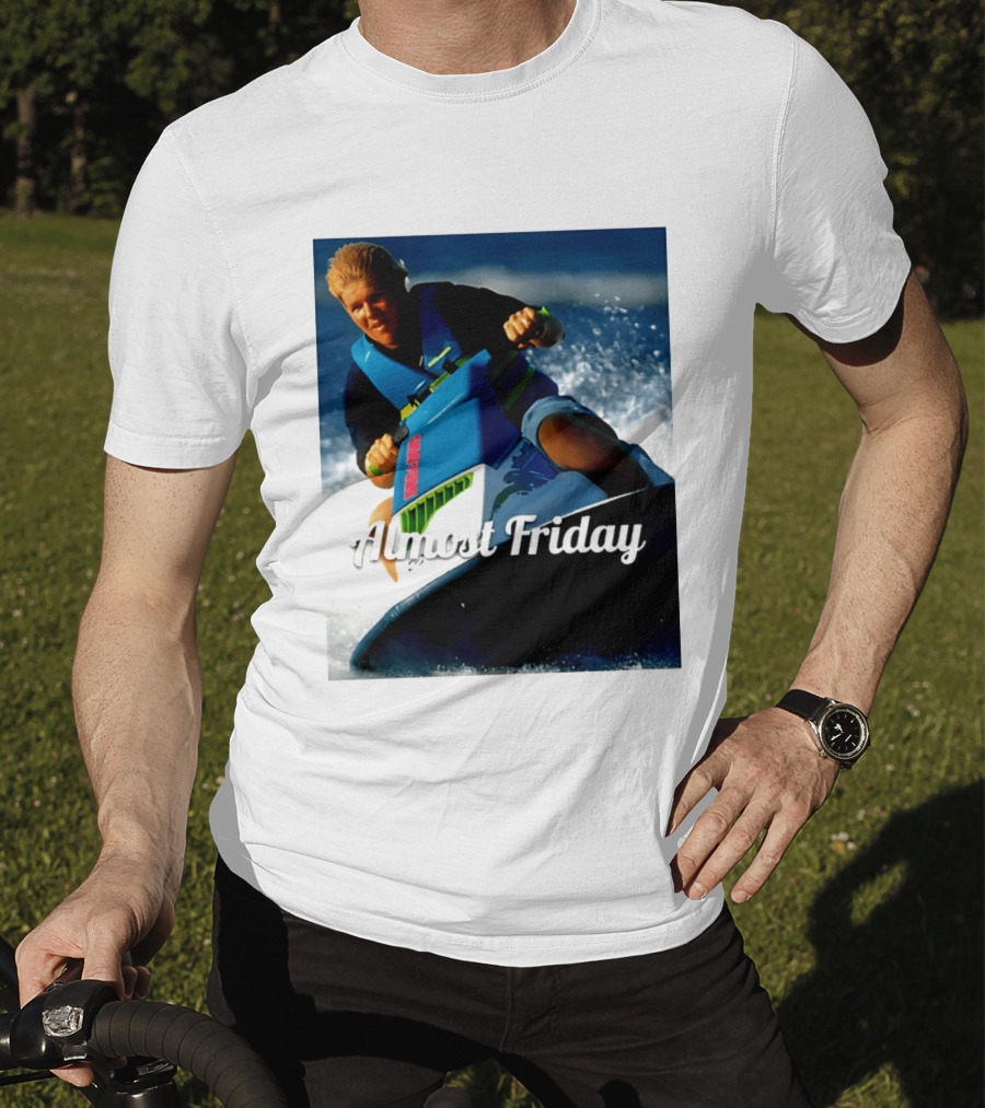 John Daly Throttle Jet Ski Almost Friday T-Shirt