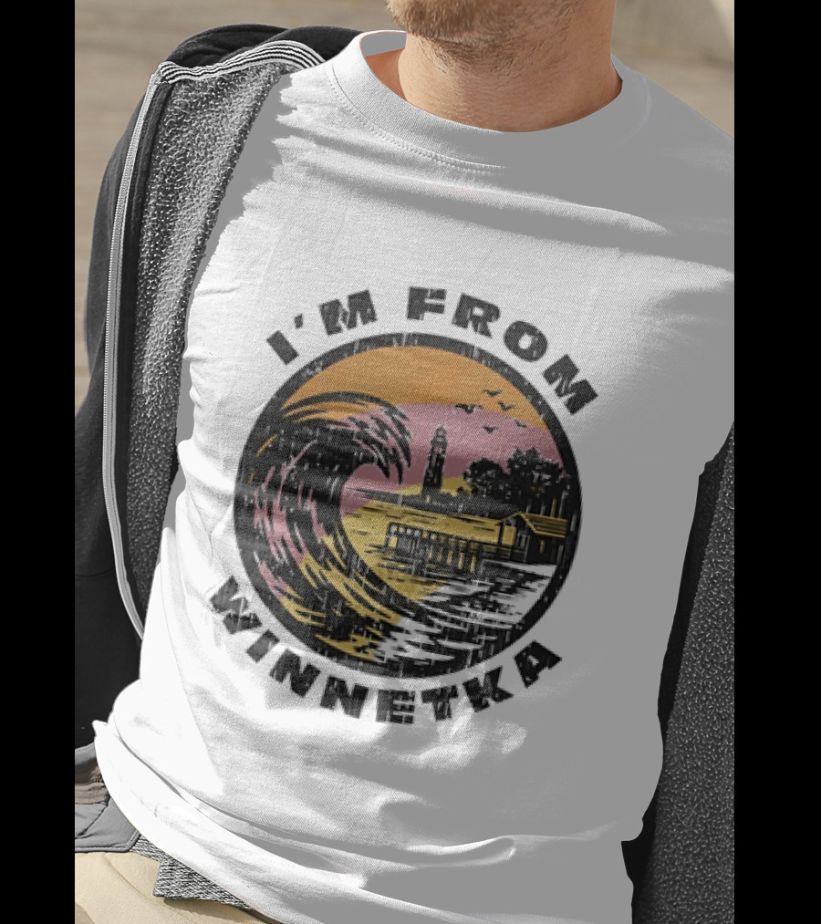 Johnny Hilbrant I'm From Winnetka Wave Scene T-Shirt