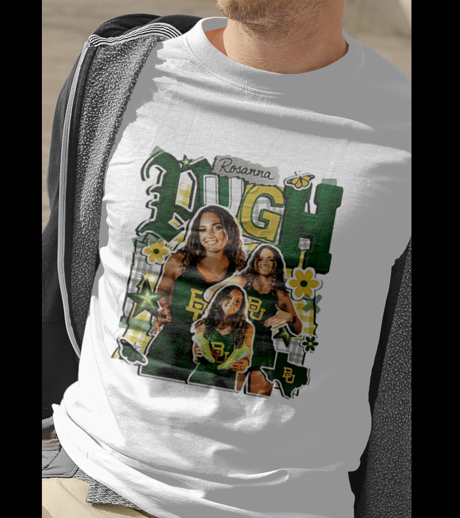 Rosanna Pugh Baylor Track And Field Team Collage T-Shirt