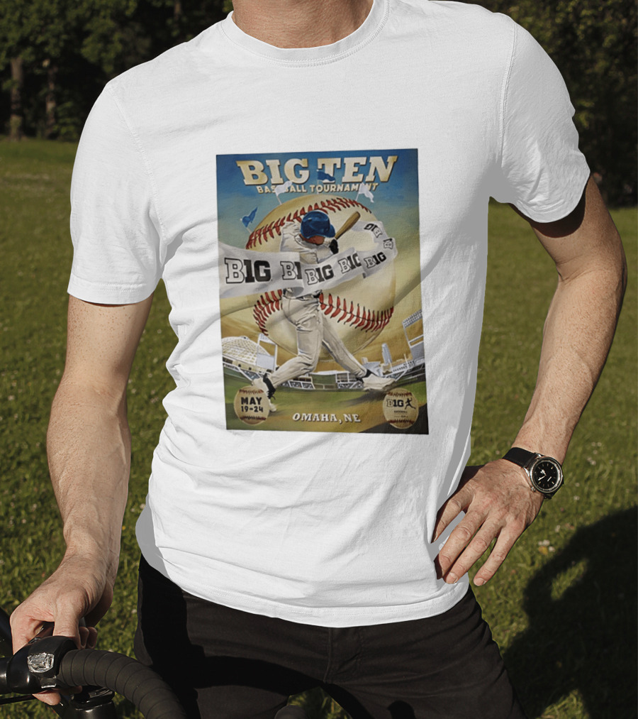 Big Ten Baseball Tournament 2026 Omaha May 19 24 T-Shirt