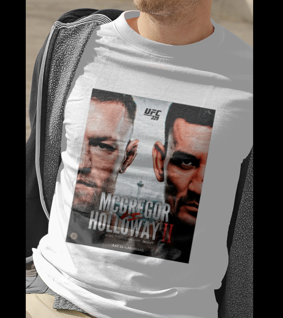 UFC 329 McGregor Vs Holloway II Welterweight Bout July 11 Las Vegas T-Shirt